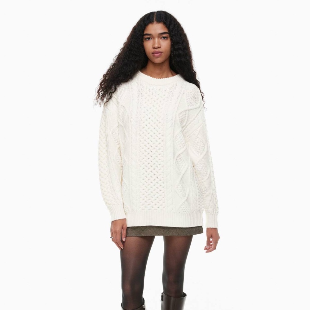 Aritzia Wilfred⎜ROSEMARY SWEATER⎜LIGHT BIRCH